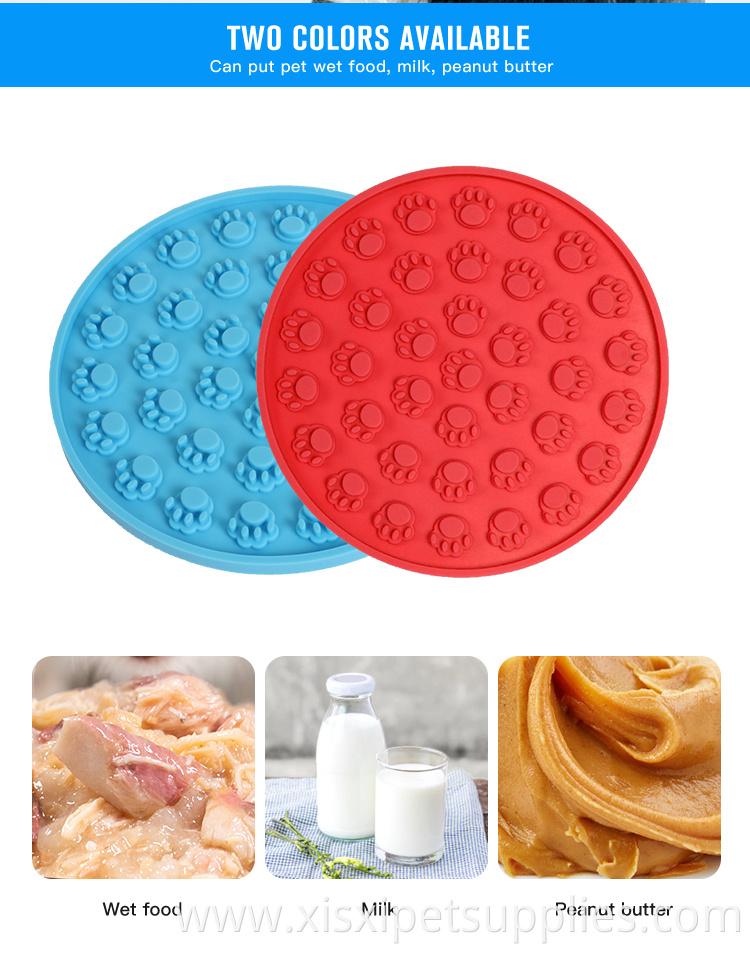 Factory Wholesale Custom Dog Lick Pad Silicone Pet Dog Lick Mat With Suction
